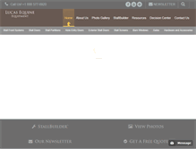 Tablet Screenshot of lucasequine.com
